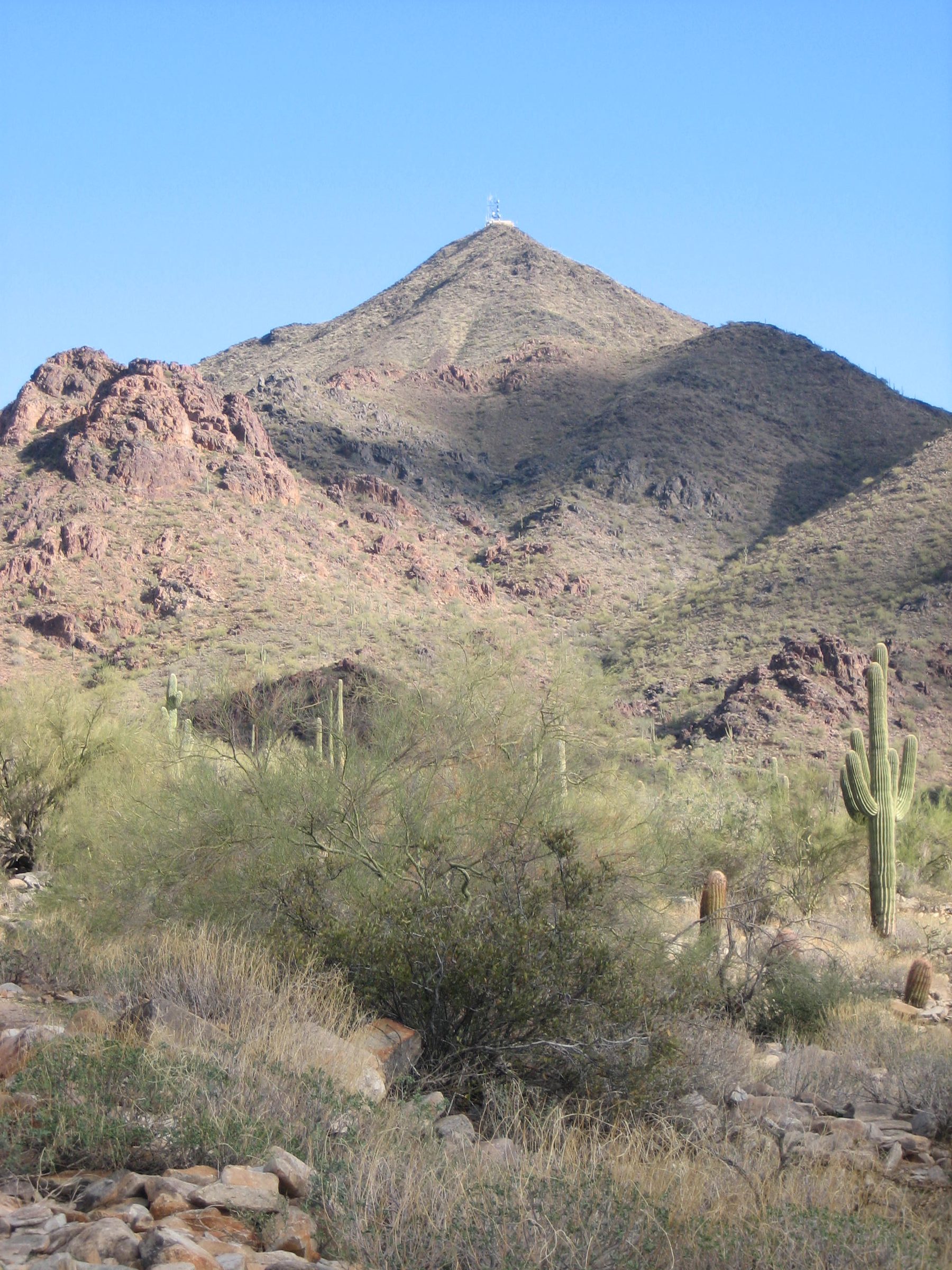 McDowell Mountains at Thompson Peak in North Scottsdale
